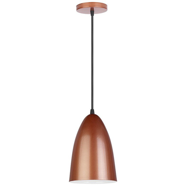 PENDENTE 1 ALUMINIO DETROIT COBREADO KIN PD131/CO - UN
