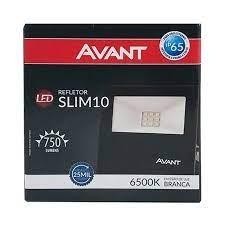 REFLETOR LED 10W BIV 6500K PT SMD AVANT