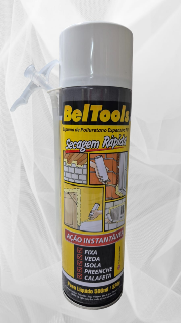 ESPUMA POLIURETANO 500ML BELTOOLS 61943/62754 - UN
