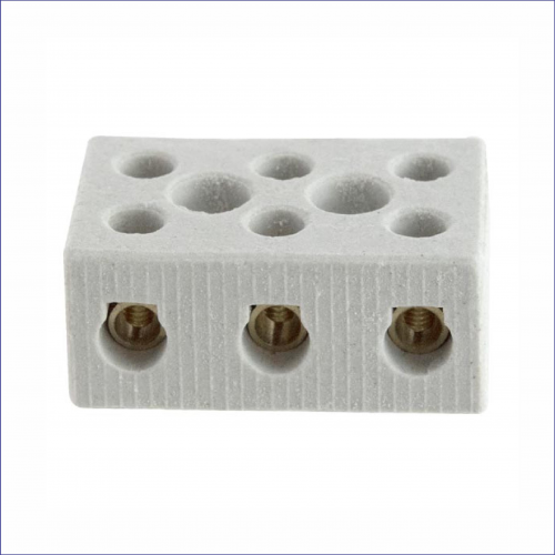 CONECTOR PORC 3P 10MM BRASFORT 155080 - UN