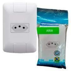 PLACA TOMADA ARIA 10A/250V 57241/010 - UN