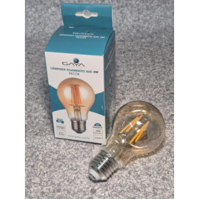 LAMPADA LED FILAMENTO 4W RETRO E27 GAYA A60 9294 - UN