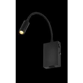 ARANDELA LED LEITURA 3W 2700K PRETA DELUXE AVANT 339015878 - UN