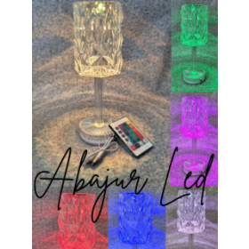 LUMINARIA MESA LED 3W CRISTALINA RGB EMBZ80214 - UN