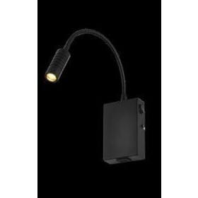 ARANDELA LED LEITURA 3W 2700K PRETA DELUXE AVANT 339015878 - UN