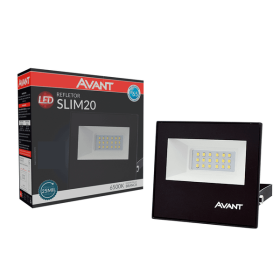 REFLETOR LED 20W BIV 6500K SLIN AVANT